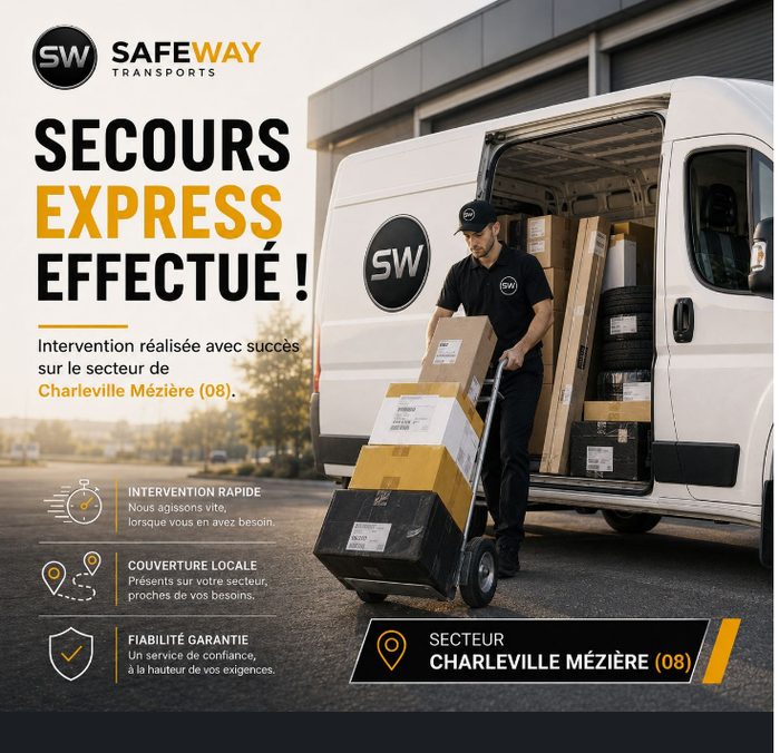 SafeWay Transports — secours express à Charleville-Mézières